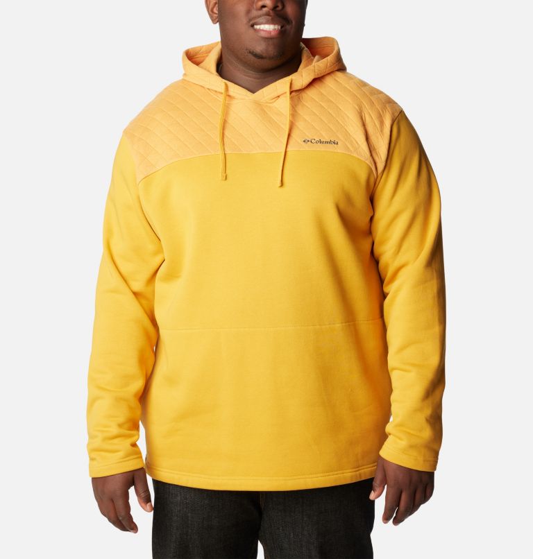 Thumbnail: Men's Hart Mountain Quilted Hoodie - Big, Color: Raw Honey, image 1