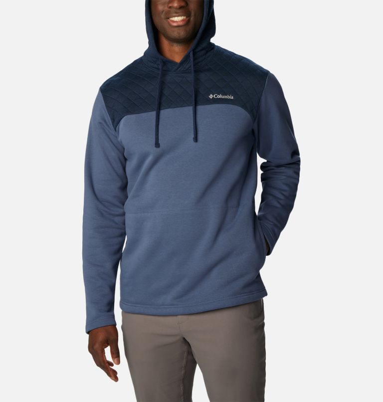 Men's Hart Mountain Quilted Hoodie - Tall, Color: Dark Mountain, Collegiate Navy, image 5