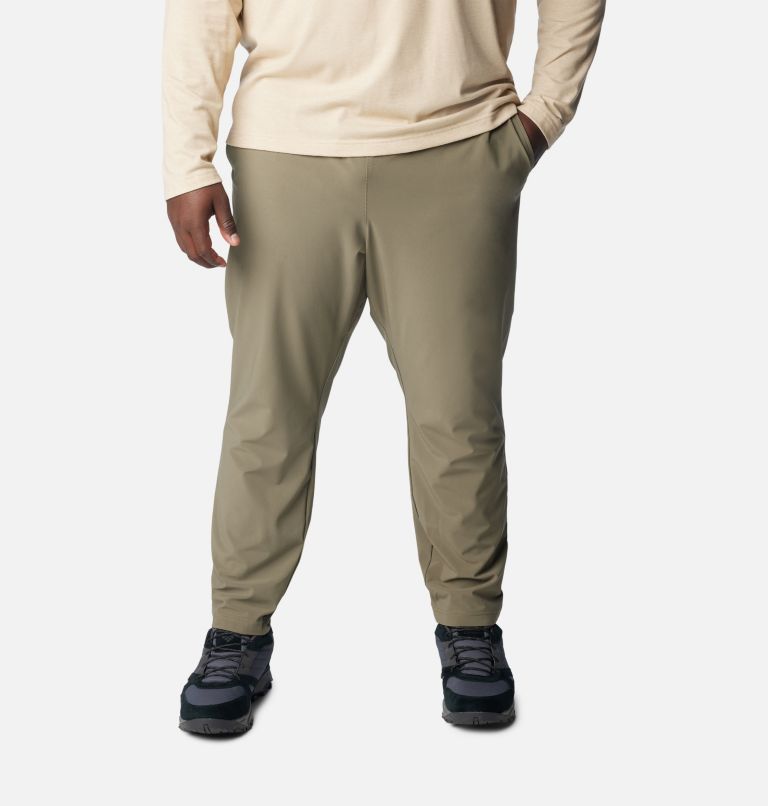 Men's Columbia Hike Lined Pants - Big, Color: Stone Green, image 1