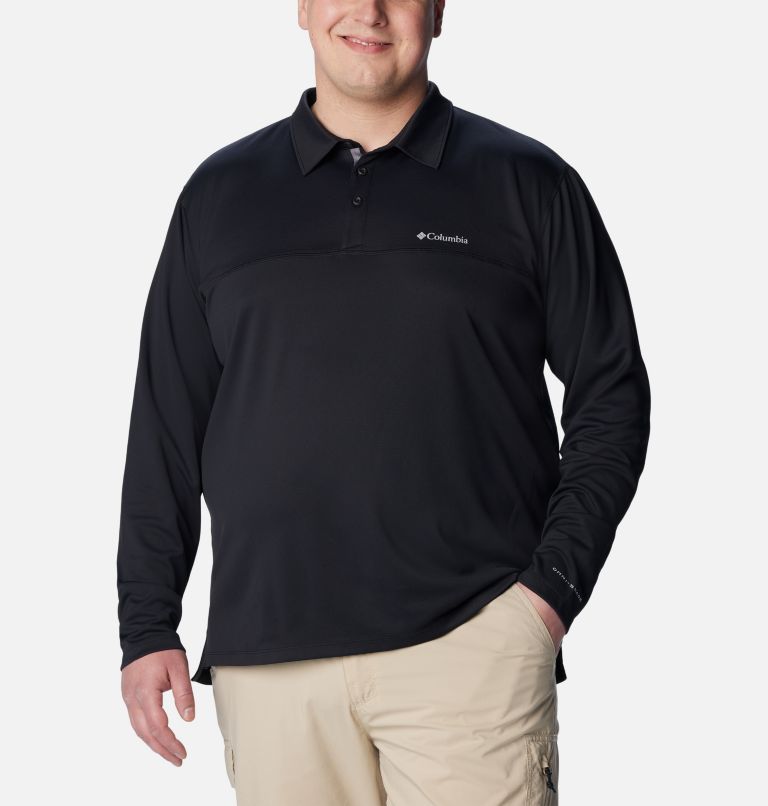 Men's Narrows Pointe™ Long Sleeve Polo - Big | Columbia Sportswear