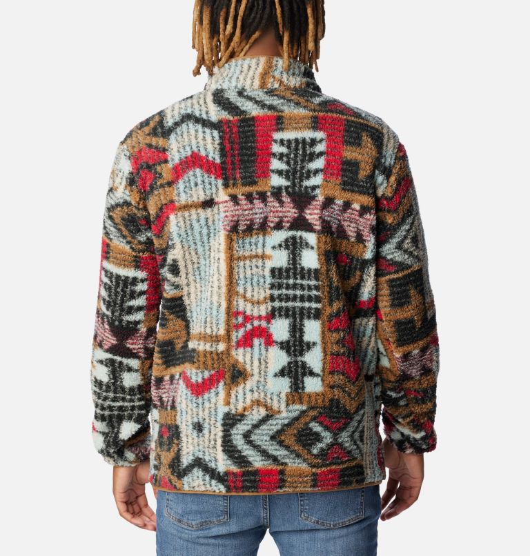 Columbia Forro polar con estampado de invierno para hombre