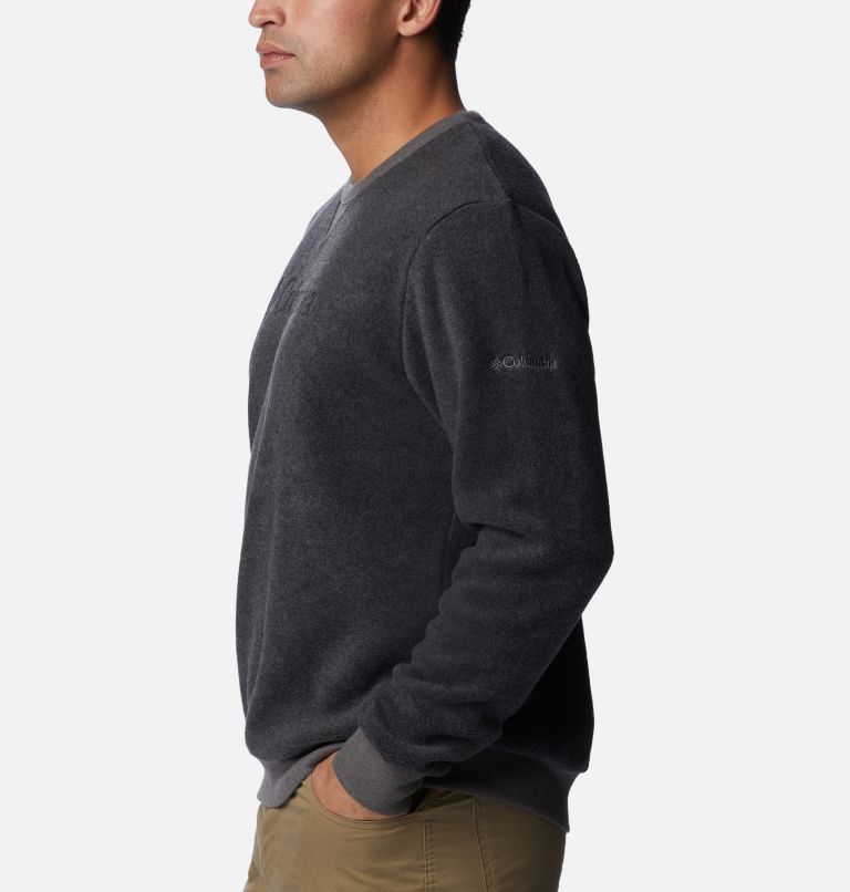 Sudadera de forro polar con cuello redondo Steens Mountain 2.0 para hombre, Color: Charcoal Heather, image 3