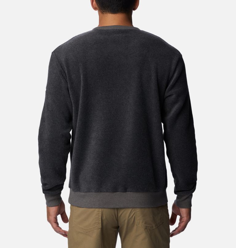 Sudadera de forro polar con cuello redondo Steens Mountain 2.0 para hombre, Color: Charcoal Heather, image 2