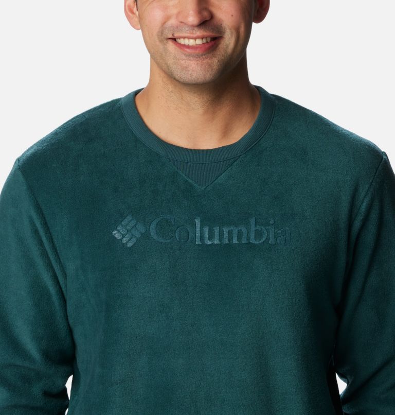Men's Steens Mountain Crew 2.0 Fleece Sweatshirt, Color: Night Wave, image 4