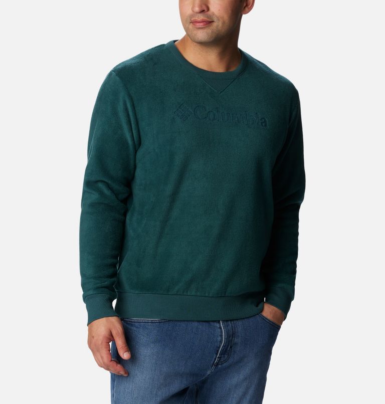 Men's Steens Mountain Crew 2.0 Fleece Sweatshirt, Color: Night Wave, image 5