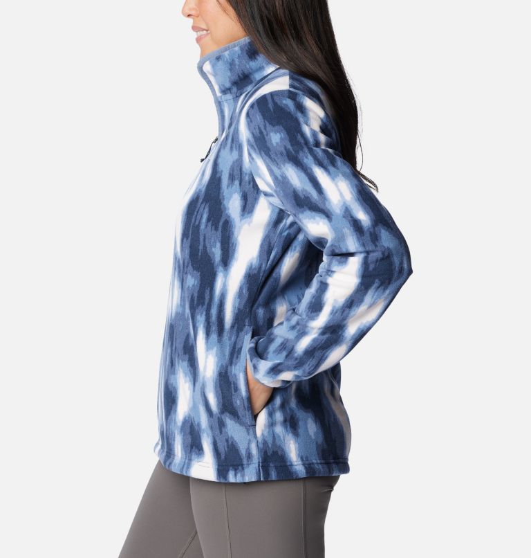 Haut en laine polaire avec fermeture éclair 1/4 PFG Super Tidal pour femmes, Color: Collegiate Navy Reflections, image 3