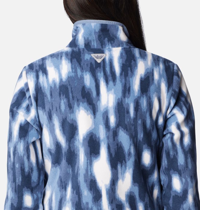 Haut en laine polaire avec fermeture éclair 1/4 PFG Super Tidal pour femmes, Color: Collegiate Navy Reflections, image 5