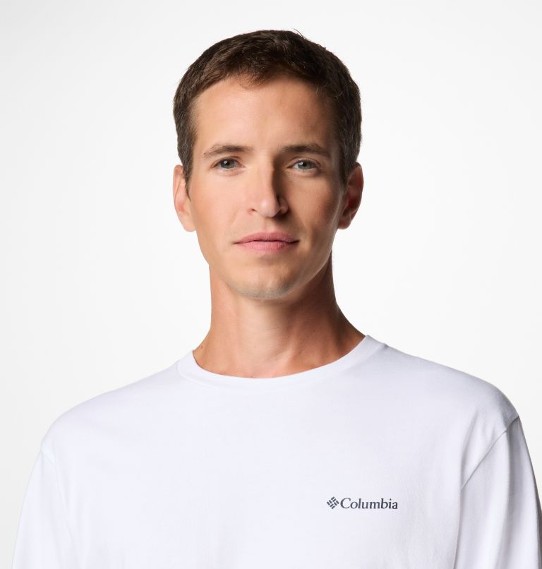 Explorers Canyon Long Sleeve T-Shirt, Color: White, Torn Sunscape, image 5