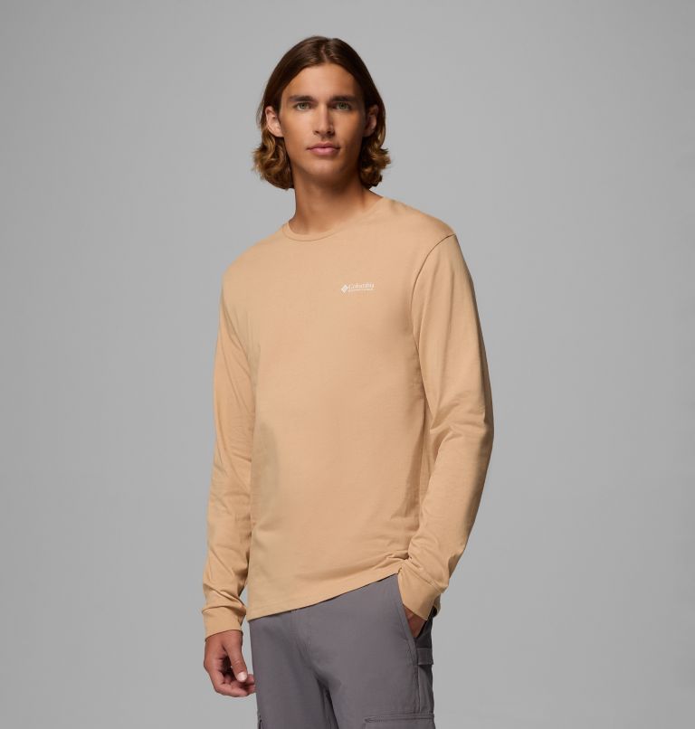 Men's Explorers Canyon Long Sleeve T-Shirt, Color: Canoe, Branded Blanket, image 4