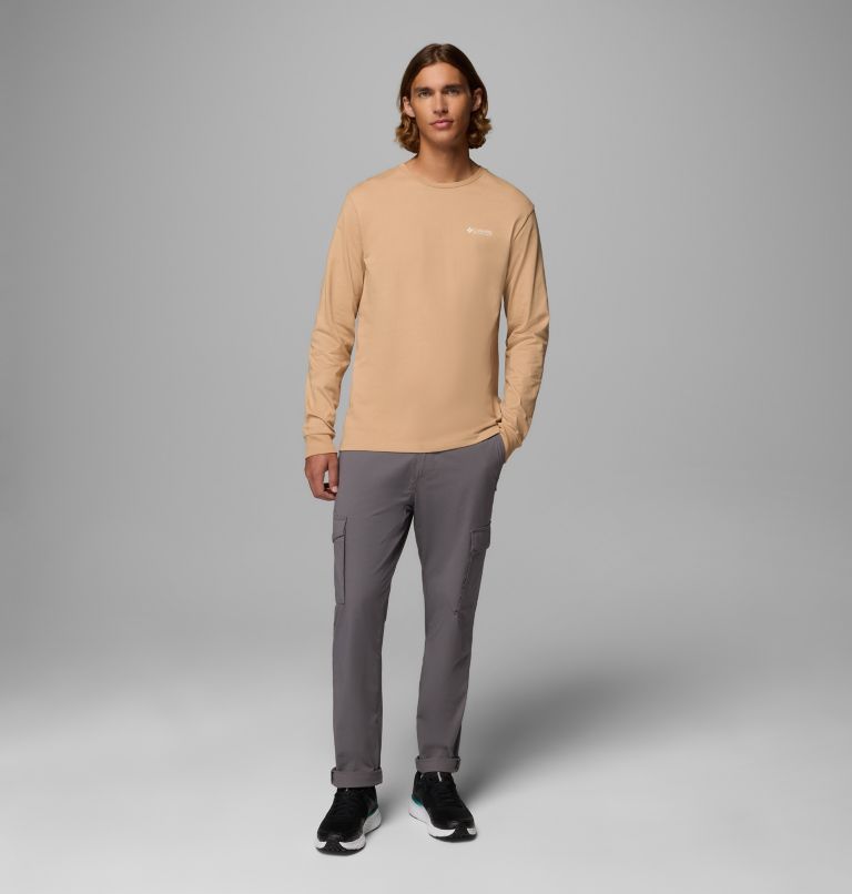 Men's Explorers Canyon Long Sleeve T-Shirt, Color: Canoe, Branded Blanket, image 3