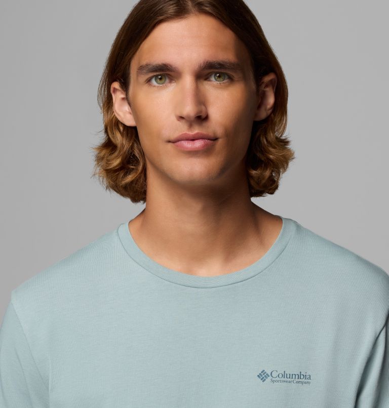 Men's Explorers Canyon Long Sleeve T-Shirt, Color: Crushed Blue, Branded Blanket, image 5