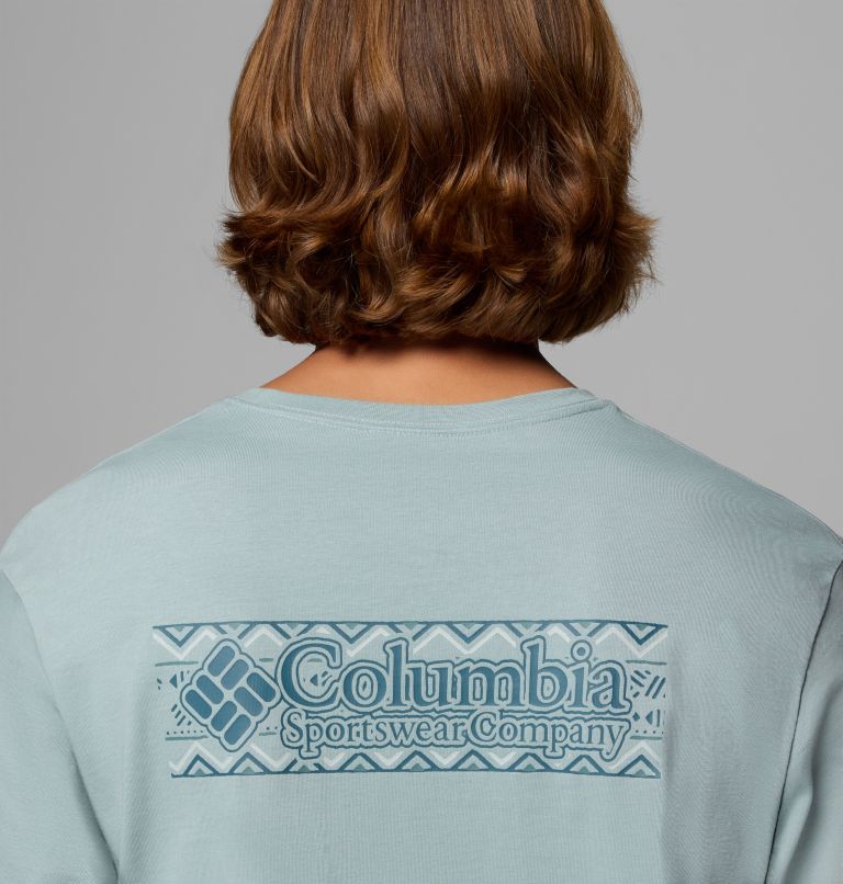 Men's Explorers Canyon Long Sleeve T-Shirt, Color: Crushed Blue, Branded Blanket, image 6
