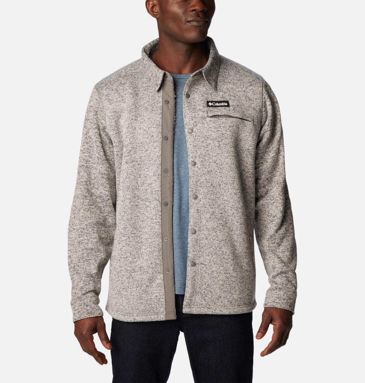 Manteau-chemise à fermeture éclair Sweater Weather™ pour hommes 1