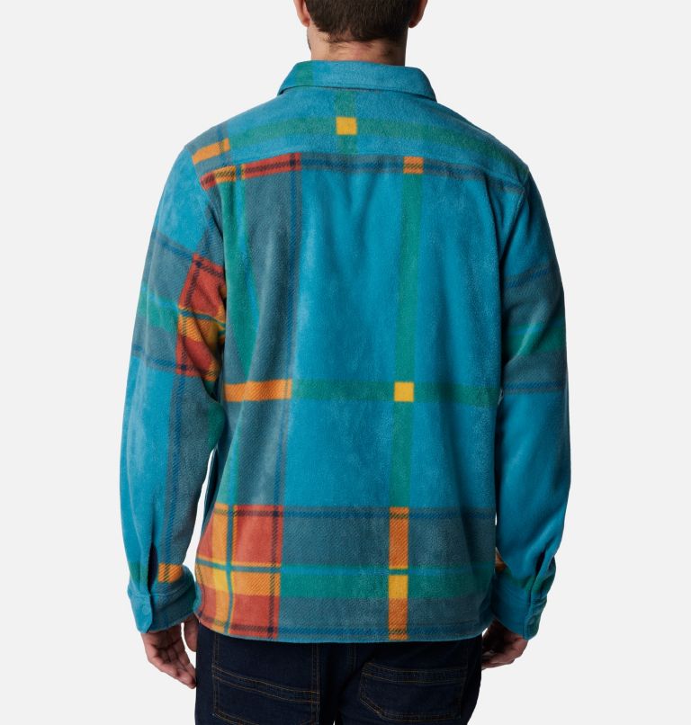 Thumbnail: Men's Steens Mountain Printed Shirt Jacket, Color: Shasta Super Mega Print, image 2