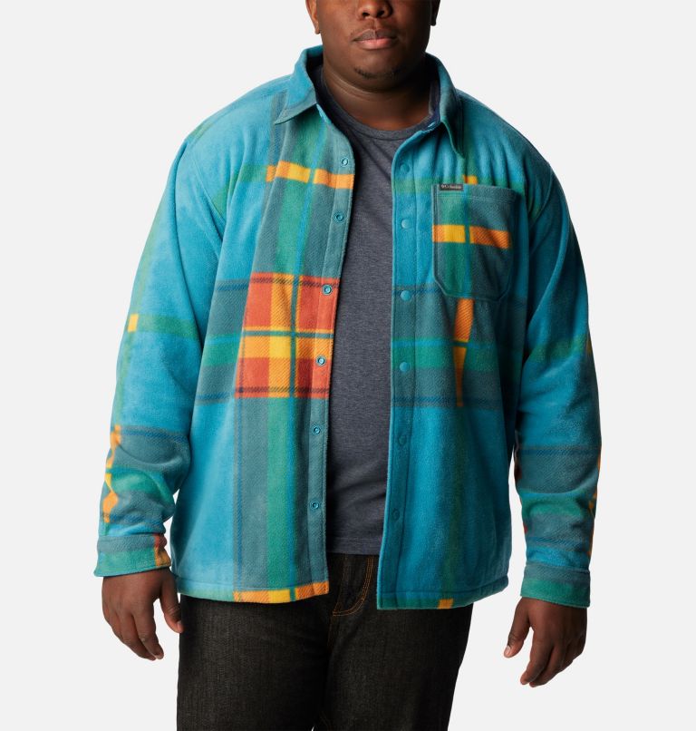 Men's Steens Mountain Printed Shirt Jacket - Big, Color: Shasta Super Mega Print, image 1