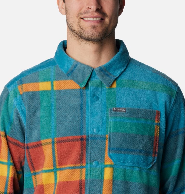 Men's Steens Mountain Printed Shirt Jacket - Tall, Color: Shasta Super Mega Print, image 5