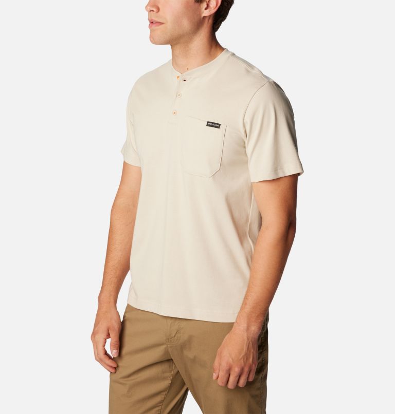 Henley à manches courtes Landroamer pour hommes, Color: Dark Stone, image 5