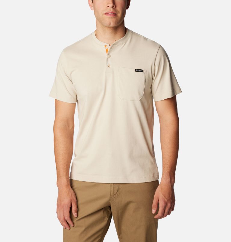 Henley à manches courtes Landroamer pour hommes, Color: Dark Stone, image 1
