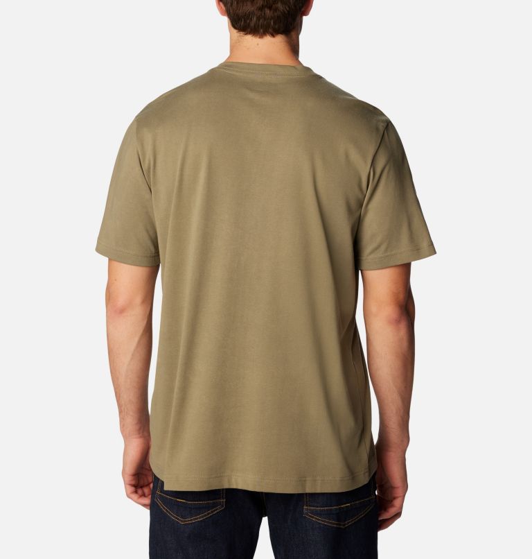 Henley à manches courtes Landroamer pour hommes, Color: Stone Green, image 2