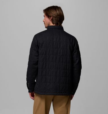 Landroamer gesteppte Hemd-Jacke für Männer, Color: Black, image 2