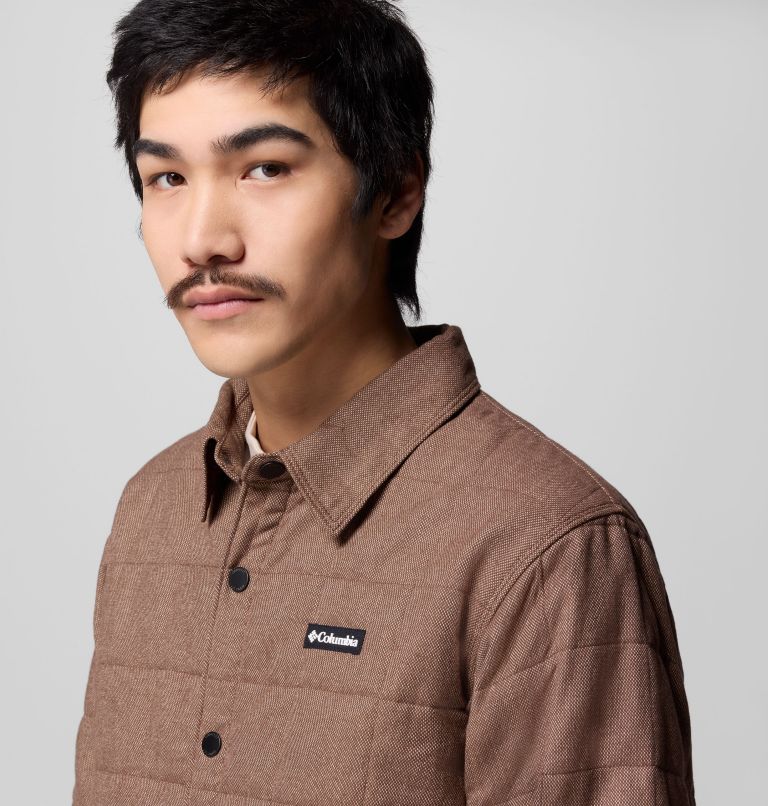 Men's Landroamer Quilted Shirt Jacket, Color: Tobacco, image 5