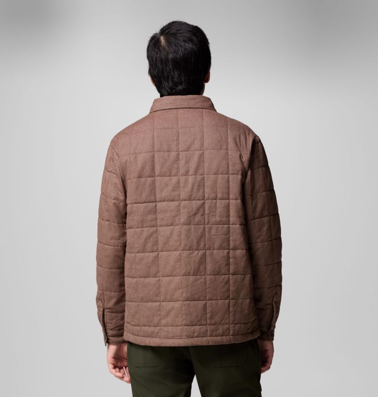 Men's Landroamer Quilted Shirt Jacket, Color: Tobacco, image 3