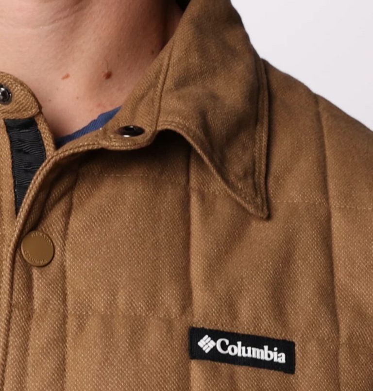 Men's Landroamer Quilted Shirt Jacket, Color: Delta