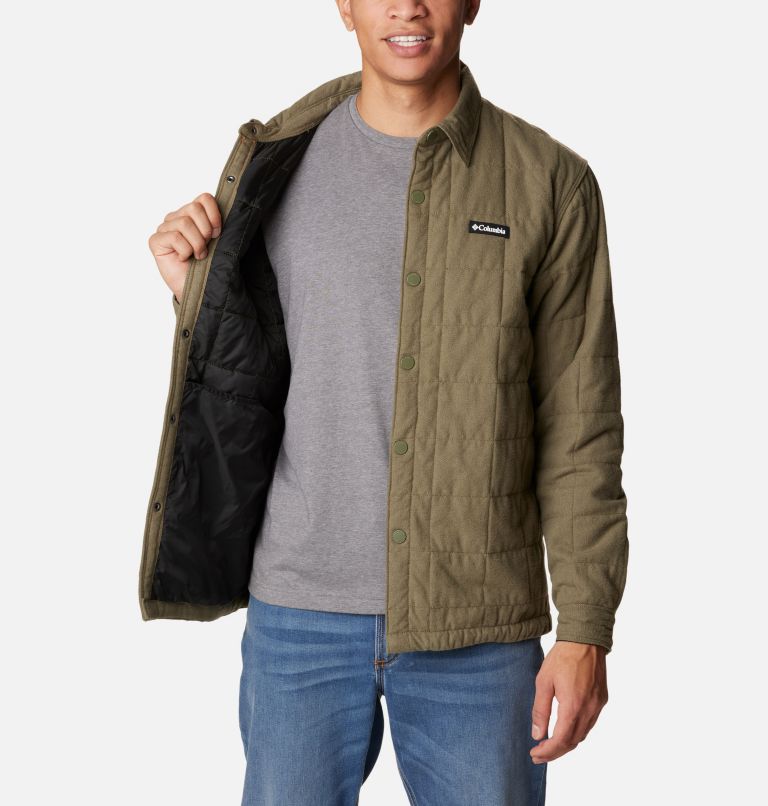 Landroamer Quilted Shirt Jacket | 397 | XXL, Color: Stone Green, image 6