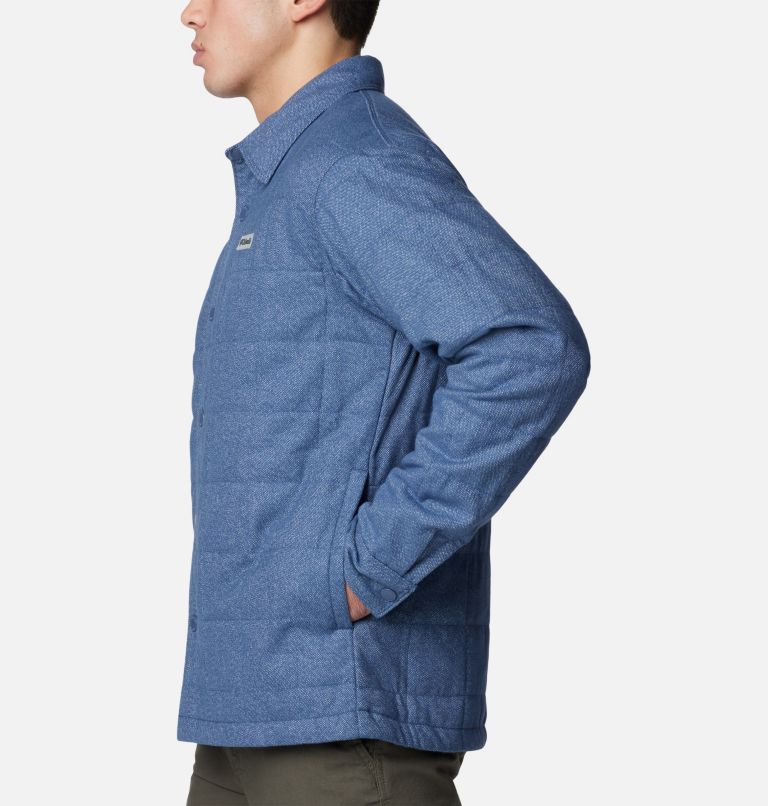 Men's Landroamer Quilted Shirt Jacket, Color: Dark Mountain, image 3