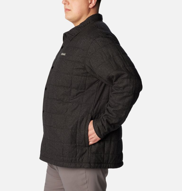 Men's Landroamer Quilted Shirt Jacket - Big, Color: Black, image 4
