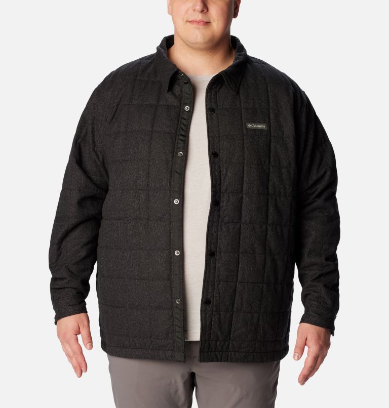Men's Landroamer Quilted Shirt Jacket - Big, Color: Black, image 1