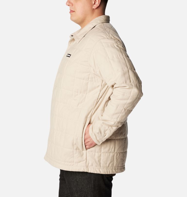 Men's Landroamer Quilted Shirt Jacket - Big, Color: Dark Stone, image 4