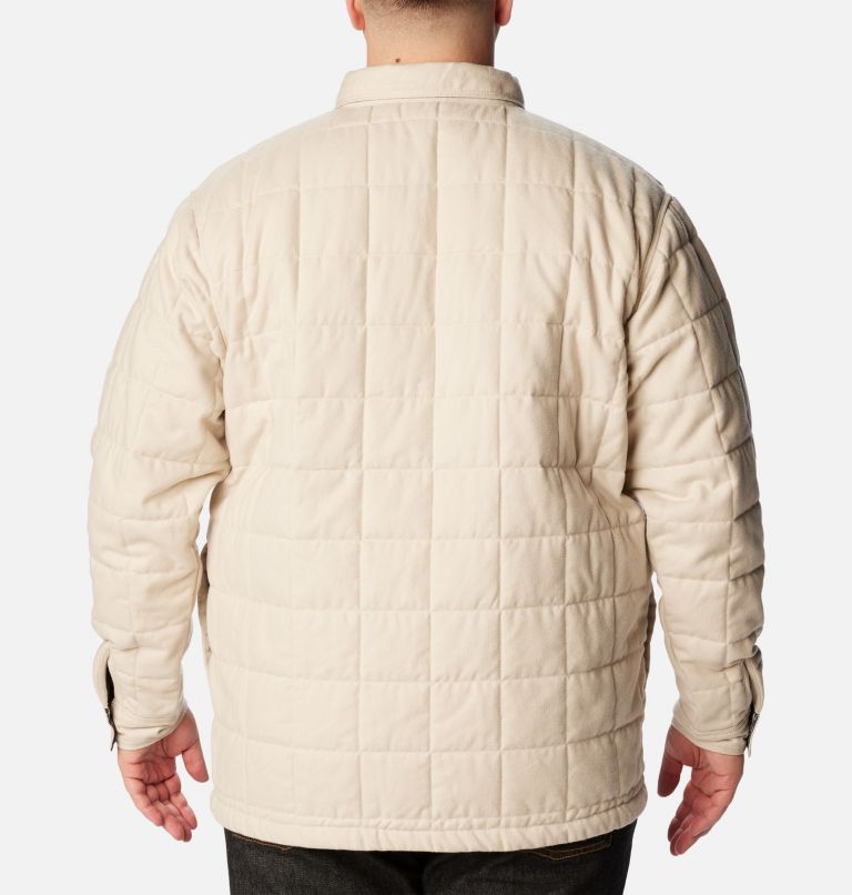 Men's Landroamer Quilted Shirt Jacket - Big, Color: Dark Stone, image 2