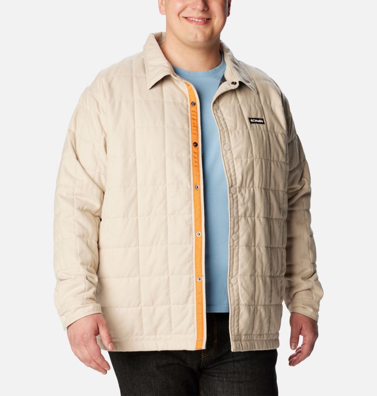 Men's Landroamer Quilted Shirt Jacket - Big, Color: Dark Stone, image 1