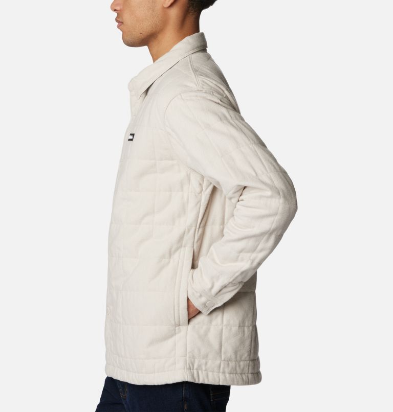 Men's Landroamer Quilted Shirt Jacket - Tall, Color: Dark Stone, image 4