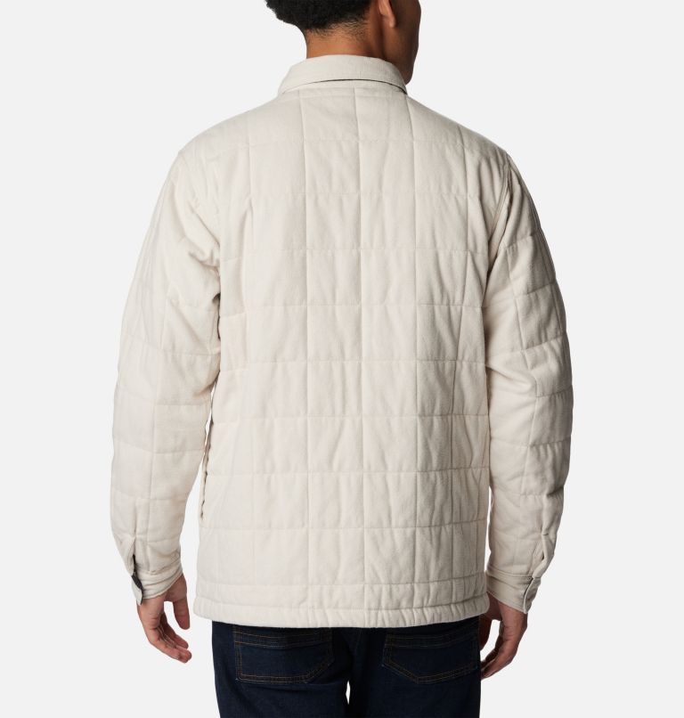 Men's Landroamer Quilted Shirt Jacket - Tall, Color: Dark Stone, image 2