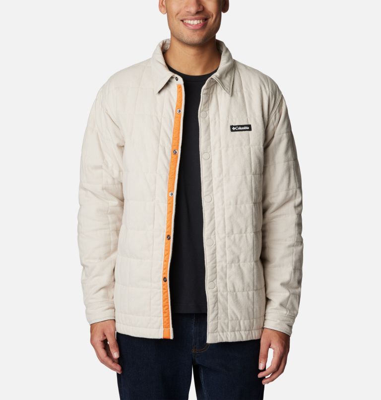 Men's Landroamer Quilted Shirt Jacket - Tall, Color: Dark Stone, image 1