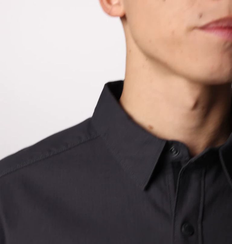 Camisa con forro Landroamer para hombre, Color: Shark
