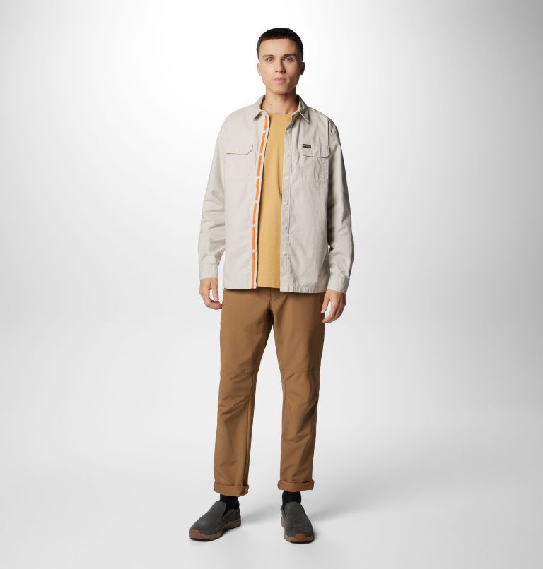 Men's Landroamer Lined Shirt, Color: Dark Stone, image 3
