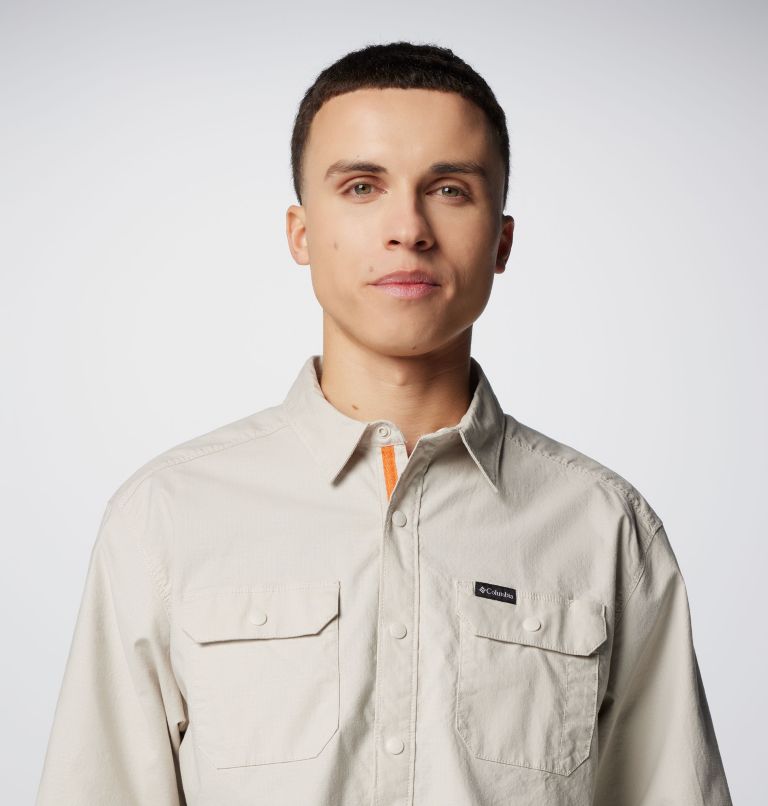 Men's Landroamer Lined Shirt, Color: Dark Stone, image 5