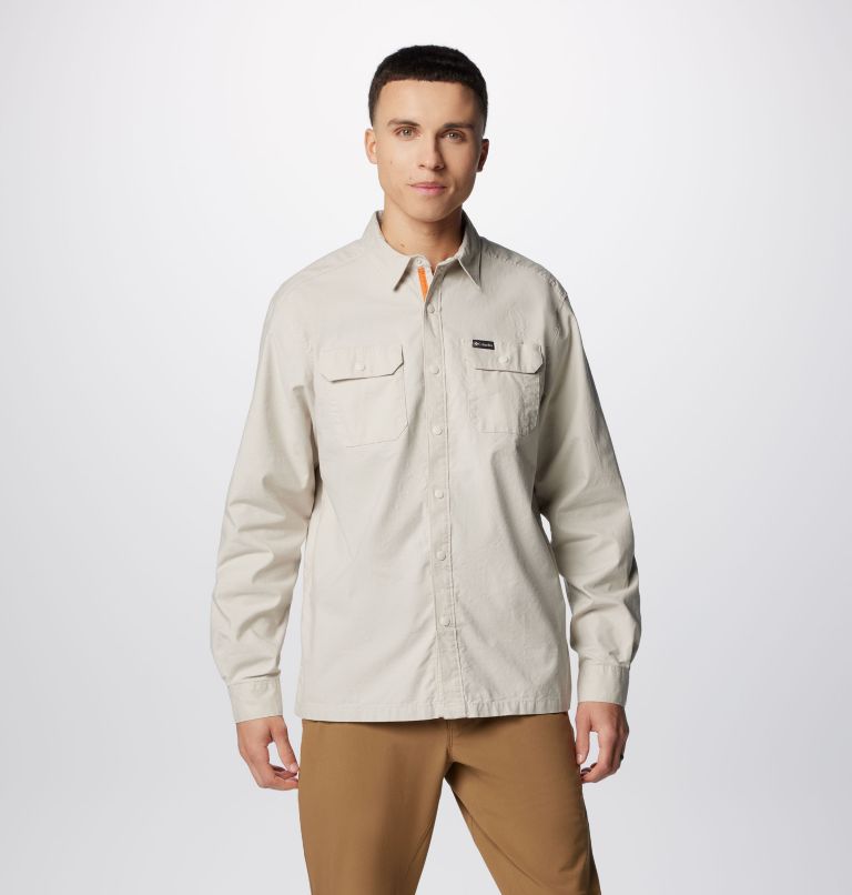 Men's Landroamer Lined Shirt, Color: Dark Stone, image 6