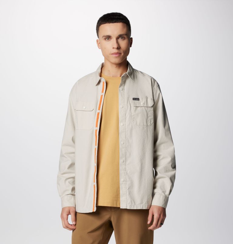 Men's Landroamer Lined Shirt, Color: Dark Stone, image 1