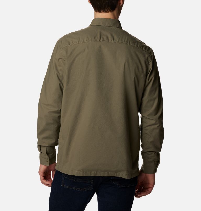 Men's Landroamer Lined Shirt, Color: Stone Green, image 2