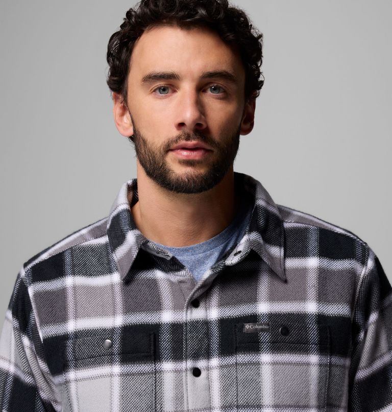 Men's Windward II Shirt Jacket, Color: Black Trapper Windowpane, image 7