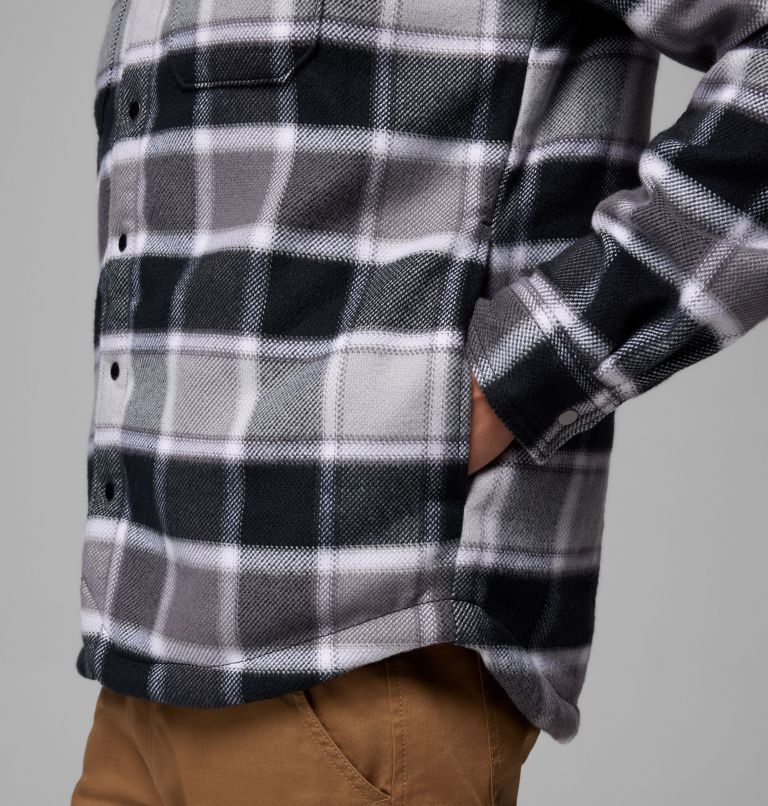 Men's Windward II Shirt Jacket, Color: Black Trapper Windowpane, image 8