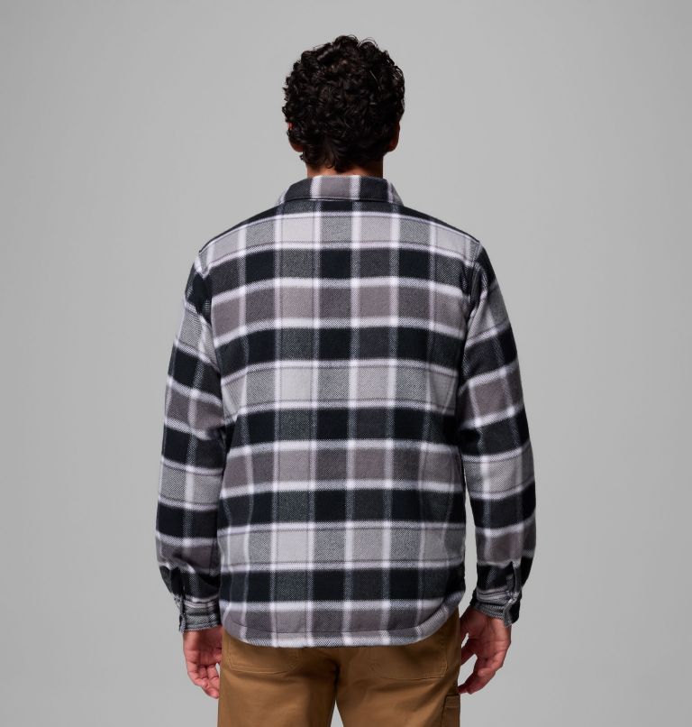 Men's Windward II Shirt Jacket, Color: Black Trapper Windowpane, image 3