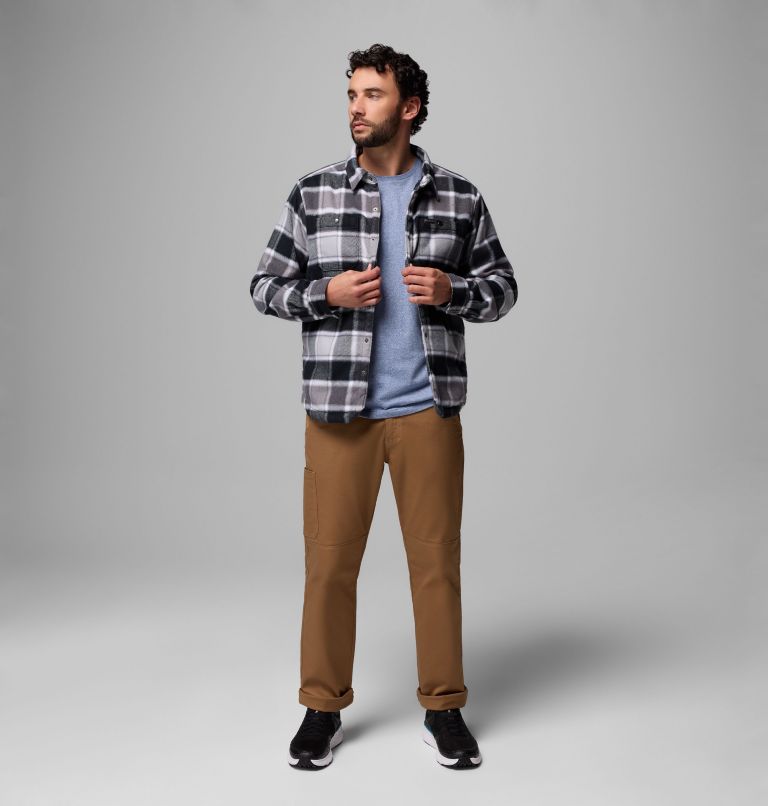 Men's Windward II Shirt Jacket, Color: Black Trapper Windowpane, image 2