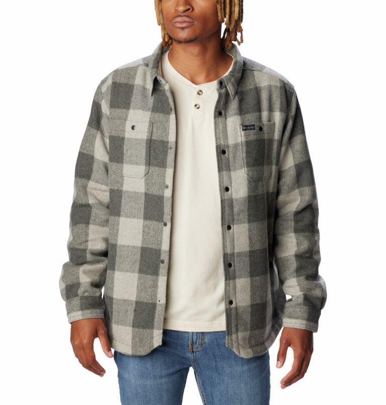 Men's Windward II Shirt Jacket, Color: City Grey Dimensional Buffalo, image 1
