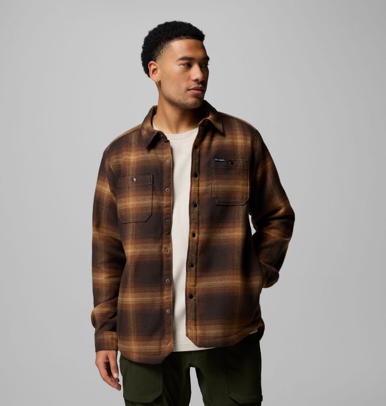 Men's Windward II Shirt Jacket, Color: Tobacco Blurred Ombre, image 5