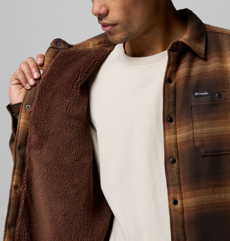 Men's Windward II Shirt Jacket, Color: Tobacco Blurred Ombre, image 6